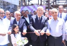 صورة افتتاح أول برج لتبريد المياة بمصنع أرمنت بالأقصر بتكلفة 40 مليون جنيه
