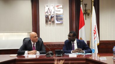 صورة مباحثات مصرية سنغالية لتبادل الخبرات والتعاون للنهوض بالمشروعات متناهية الصغر