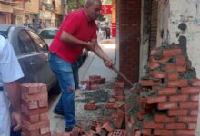 صورة رئيس حي العمرانية يشن حملات على مخالفات البناء ومتابعة الاعمال بالحي