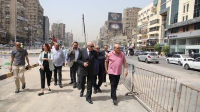 صورة محافظ الجيزة يتابع أعمال تطوير طرق طراد النيل و جامعة الدول العربية