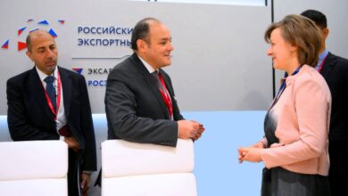 صورة تفاصيل لقاء وزير التجارة والصناعة مع  مدير عام مركز التصدير الروسي