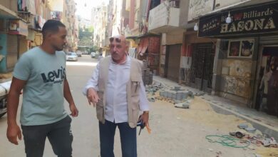 صورة حي العمرانية يتابع حملات واعمال التطوير بالحي