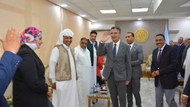 صورة وزير التموين يلتقى باعضاء مجلس النواب والشيوخ ومشايخ وقيادات مطروح