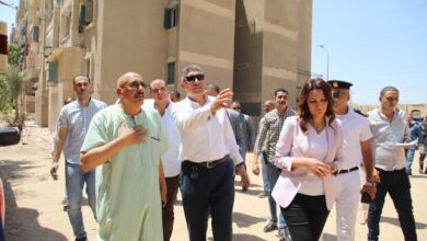صورة محافظ الجيزة يستجيب لشكاوى المواطنين ويتفقد مساكن الشباب بالرماية