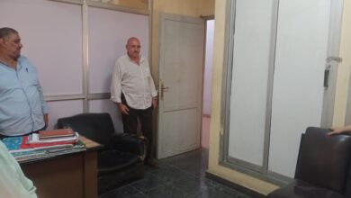 صورة رئيس حي العمرانية يشن حملات على المخالفين والاشغالات في الحي(صور)