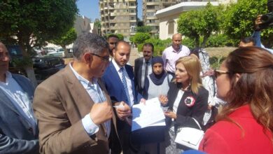صورة محافظ الجيزة يتفقد حديقة العجوزة ومكتبة ٦ أكتوبر