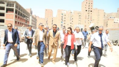 صورة محافظ الجيزة يتفقد الأعمال الإنشائية بمجمع مدارس عمرو بن العاص ببولاق الدكرور ومدرسة مجدي يعقوب
