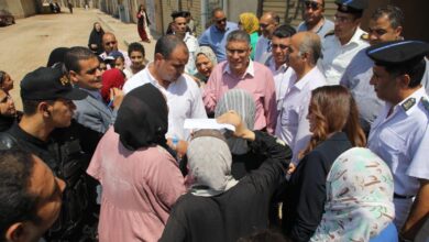صورة محافظ الجيزة يتفقد مشروع الاسكان البديل بروضة السودان
