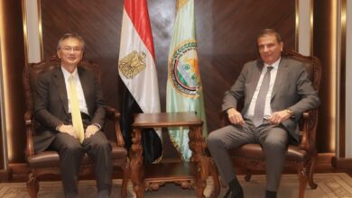 صورة تفاصيل لقاء وزير الزراعة بالسفير الياباني بالقاهرة