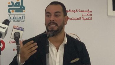صورة مؤسس مبادرة المنفذ : اختيار الاسر الاكثر احتياجا لاستكمال العملية التعليمية يتم بواسطة وزارة التضامن 