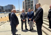 صورة رئيس البنك الزراعي المصري يتفقد الأعمال النهائية في المقر الجديد بالعاصمة الإدارية تمهيداً لافتتاحه