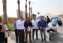 صورة محافظ الجيزة يتفقد المراحل النهائية لأعمال التطوير بالمناطق المحيطة بالمتحف المصري الكبير والطرق المؤدية إليه