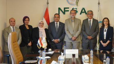 صورة تفاصيل لقاء رئيس الهيئة القومية لسلامة الغذاء مع  وفدًا كلية التعليم بالجامعة الأمريكية بالقاهرة