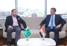 صورة علاء فاروق يبحث مع وزير الزراعة الباكستاني بإقليم بنجاب التوسع في المحاصيل الاستراتيجية