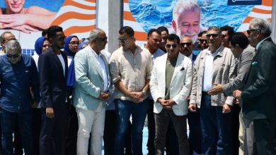 صورة محافظ الجيزة ووزير الشباب والرياضة بمقر الديوان العام يفتتحان  عدد من المنشآت الرياضية(صور)