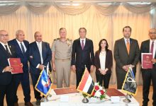 صورة وزير الزراعة ومحافظو البحيرة والوادي الجديد ودمياط يفتتحون مؤتمر لاستعراض تقنيات المكافحة الحيوية للآفات