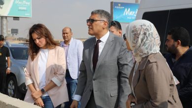 صورة محافظ الجيزة يتابع أعمال التطوير بمحيط مطار سفنكس الدولي