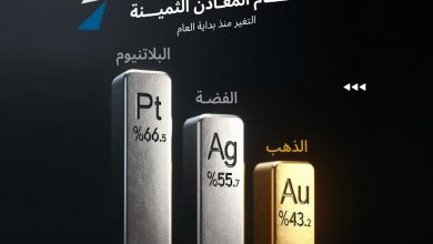 صورة نجم :الفضة ترتفع 45% منذ بداية العام.. والسبائك تتصدر المشهد الاستثماري