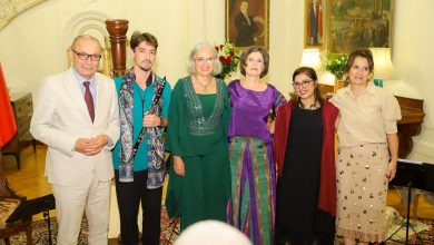 صورة السفارة التركية بالقاهرة تحتفل بالذكرى المئوية لتأسيس العلاقات الدبلوماسية بين تركيا ومصر.