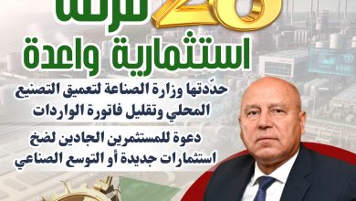 صورة تعرف على الـ28 فرصة استثمارية واعدة من وزارة الصناعة لتعميق التصنيع المحلي