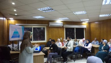 صورة هيئة إنقاذ الطفولة بمركز  صحة المرأة بالجيزة