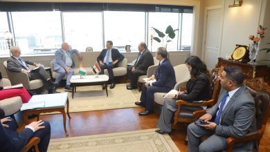 صورة تفاصيل لقاء وزير الزراعة المصري  مع نظيره الأيرلندي