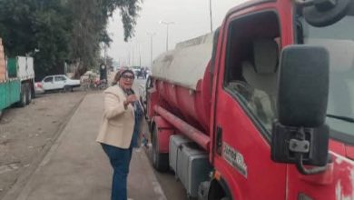 صورة ضبط ٢.٥ طن زيت طعام مجهول المصدر بحي شرق شبرا الخيمة