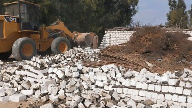 صورة “استصلاح الأراضي” : إزالة 22 حالة تعدي على الأراضي الانتهاء من تطهير 31 مسقى ومصرف