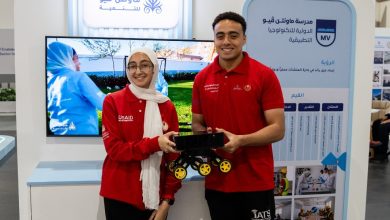 صورة مشاركة ناجحة لمدرسة” ماونتن ڤيو “الدولية للتكنولوجيا التطبيقية في معرض  TransMEA 