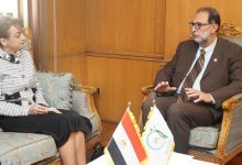 صورة تفاصيل استقبال رئيس الهيئة القومية لسلامة الغذاء سفيرة رومانيا بالقاهرة