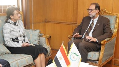 صورة تفاصيل استقبال رئيس الهيئة القومية لسلامة الغذاء سفيرة رومانيا بالقاهرة