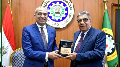 صورة رئيس البنك الزراعي المصري يبحث مع  محافظ الدقهلية دعم المشروعات التنموية وتمويل صغار المزارعين