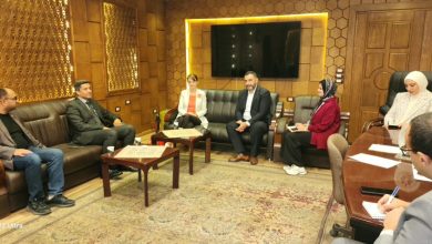 صورة الحجر الزراعي يبحث  مع السفيرة الرومانية بالقاهرة زيادة الصادرات الزراعية المصرية