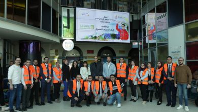 صورة البنك الأهلي المصري يشارك أطفال مستشفى 57357 احتفالات العام الجديد