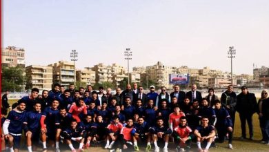 صورة مدير مديرية الشباب والرياضة بالقاهرة يتفقد نادي النصر الرياضي