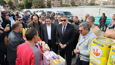 صورة محافظ الجيزة يفتتح سوق اليوم الواحد بشارع الصوامع في حي إمبابة