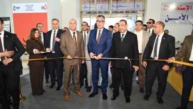 صورة وزير التموين خلال افتتاحة للمعرض الدولى لصناعة الحبوب معرض Grain Tech Egypt