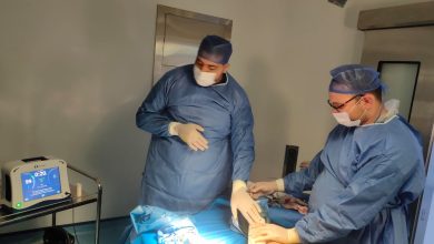 صورة نجاح أول عملية دوالي ساقين بتقنية التردد الحراري بمستشفى رأس البر