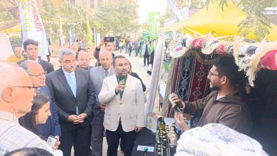 صورة افتتاح النسخة الرابعه من المهرجان المصرى للزيتون