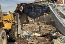 صورة حملة مكبرة بسوق المنهل بمدينة نصر لاستعادة الانضباط ورفع الإشغالات