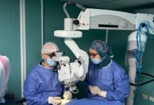 صورة نجاح أول عملية تركيب صمام   لعلاج الجلوكوما بمستشفى رمد إمبابة”