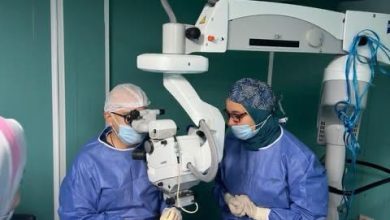 صورة نجاح أول عملية تركيب صمام   لعلاج الجلوكوما بمستشفى رمد إمبابة”