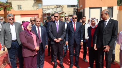 صورة محافظ الجيزة يفتتح مدرستي الأقصى للتعليم الأساسي والرسمية للغات بالطالبية