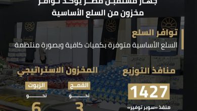 صورة بالتعاون مع وزارتي الزراعة والتموين..  مستقبل مصر : السلع الأساسية متوفرة والمخزون الاستراتيجي آمن