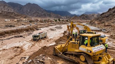 صورة ” الزراعة” تتمكن من إعادة فتح طرق “تجمع النهايات” بسيناء بعد تضررها من السيول