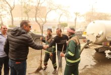 صورة محافظ الجيزة : استمرار الجاهزية الميدانية ورفع تجمعات المياه أولًا بأول لضمان السيولة المرورية