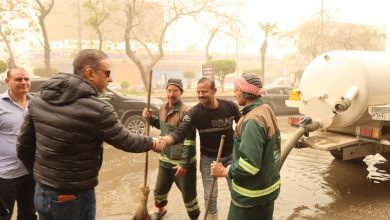 صورة محافظ الجيزة : استمرار الجاهزية الميدانية ورفع تجمعات المياه أولًا بأول لضمان السيولة المرورية