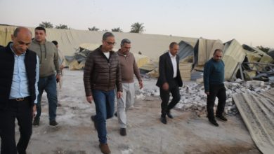 صورة محافظة الجيزة تزيل أكبر تعدي على الأراضي الزراعية بأبو النمرس بمساحة ٦٠٠٠ م