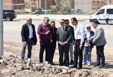 صورة محافظ الجيزة يتفقد أعمال التطوير ورفع الكفاءة وحملات النظافة بعدد الاحياء 