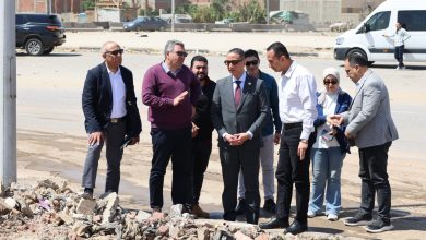صورة محافظ الجيزة يتفقد أعمال التطوير ورفع الكفاءة وحملات النظافة بعدد الاحياء 